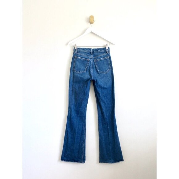 Abercrombie & Fitch The Vintage Flare High Rise Jean Blue Size 25/0 Long - Picture 13 of 16